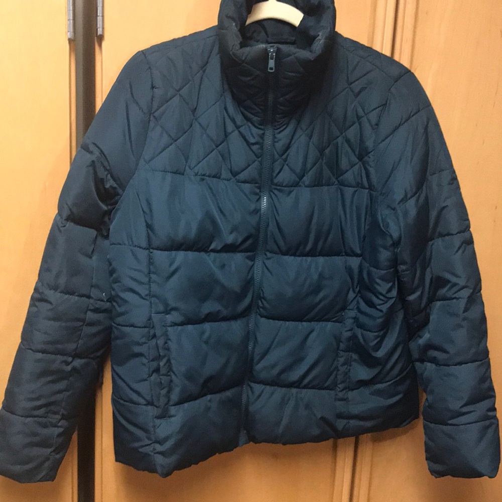 Old navy emerald green puffer jacket